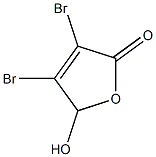 3,4-DibroMo-5-hydroxyfuran-2(5H)-one Struktur