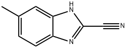 1H-Benzimidazole-2-carbonitrile,5-methyl-(9CI) Struktur