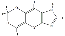 1H-[1,3]Dioxino[4,5:5,6]pyrano[2,3-d]imidazole  (9CI) Struktur