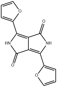 3,6-di(furan-2-yl)pyrrolo[3,4-c]pyrrole-1,4(2H,5H)-dione Struktur