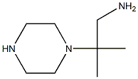 1-Piperazineethanamine,  -bta-,-bta--dimethyl- Struktur