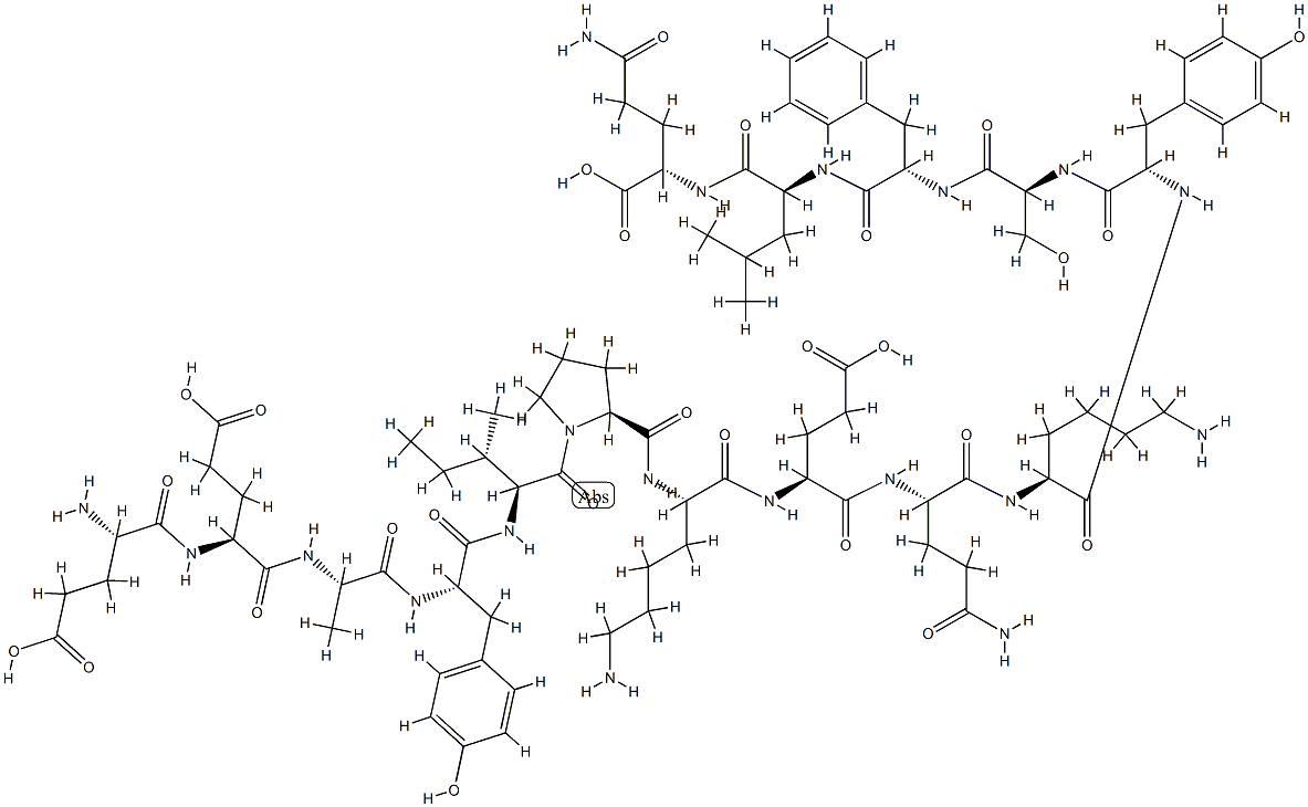 somatotropin (32-46) Struktur