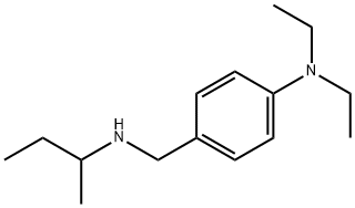 4-[(butan-2-ylamino)methyl]-N,N-diethylaniline Struktur