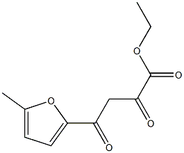 ethyl 4-(5-methylfuran-2-yl)-2,4-dioxobutanoate Struktur