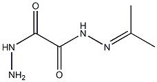 Oxalic  acid,  hydrazide  isopropylidenehydrazide  (7CI) Struktur