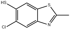 6-Benzothiazolethiol,5-chloro-2-methyl-(7CI) Struktur