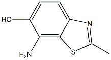 6-Benzothiazolol,7-amino-2-methyl-(7CI) Struktur