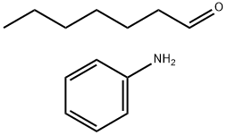 Aniline-heptaldehyde reaction product Struktur