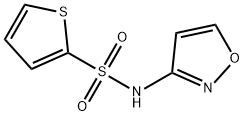 N-3-Isoxazolyl-2-thiophenesulfonamide Struktur