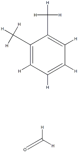 Formaldehyde, polymer with dimethylbenzene Struktur