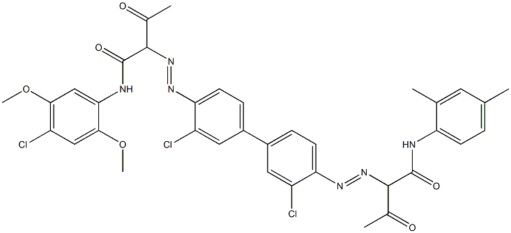 Pigment Yellow 176 Struktur