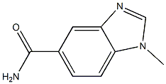 5-Benzimidazolecarboxamide,1-methyl-(7CI) Struktur