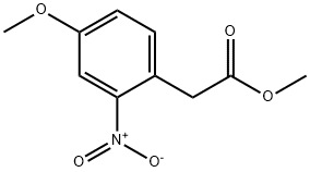 methyl 2-(4-methoxy-2-nitrophenyl)acetate(WX191787) Struktur