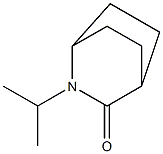 2-Azabicyclo[2.2.2]octan-3-one,2-isopropyl-(7CI) Struktur