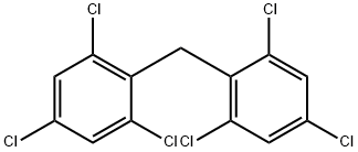 Methane, bis(2,4,6-trichlorophenyl)- Struktur