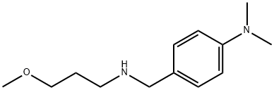 4-{[(3-methoxypropyl)amino]methyl}-N,N-dimethylaniline Struktur