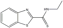 2-Benzothiazolecarbothioamide,N-ethyl-(9CI) Struktur