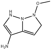 1H-Pyrazolo[1,5-b]pyrazol-3-amine,  5,6-dihydro-6-methoxy- Struktur