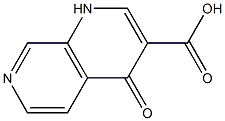 1,7-Naphthyridine-3-carboxylicacid,4-hydroxy-(9CI) Struktur