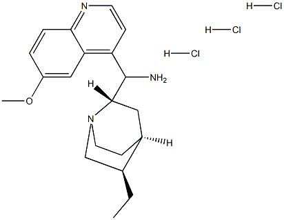 9-Amino-(9-deoxy)epi-dihydroquinine trihydrochloride Struktur