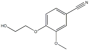 4-(2-hydroxyethoxy)-3-methoxybenzonitrile Struktur