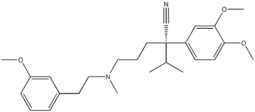 4-desmethoxyverapamil Struktur