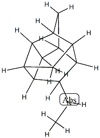 1,2,4-Ethanylylidene-1H-cyclobuta[cd]pentalen-5-amine,octahydro-N-methyl-,(1-alpha-,1a-bta-,2-alpha-,3a-bta-,4-alpha-,5-alpha-,5a-bta-,5b-bta-,6S*)-(9CI) Struktur