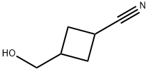 3-(hydroxymethyl)Cyclobutanecarbonitrile Struktur