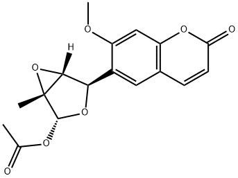 Acetyldihydromicromelin A Struktur