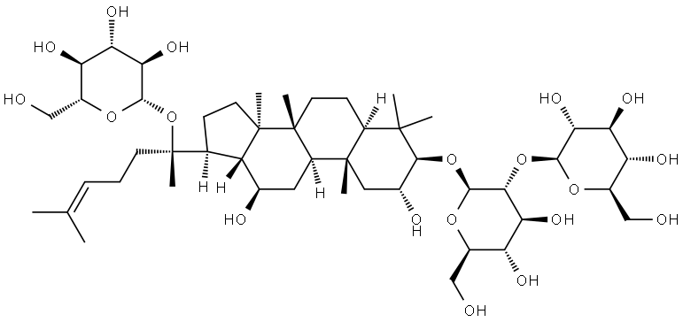 Gypenoside XLVI Struktur