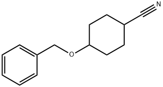 4-Benzyloxy-1-cyclohexanecarbonitrile (cis / trans mixture) Struktur