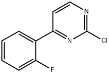 2-chloro-4-(2-fluorophenyl)pyrimidine(WX150102) Struktur