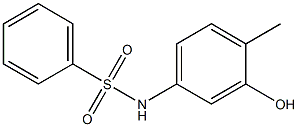 N-(3-hydroxy-4-methylphenyl)benzenesulfonamide Struktur