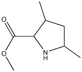 Proline, 3,5-dimethyl-, methyl ester, (2-alpha-,3-alpha-,5-ba-)- (9CI) Struktur