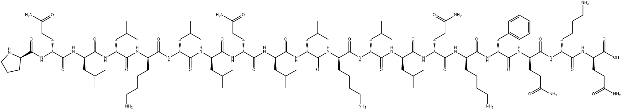 beta-endorphin (13-31) Struktur