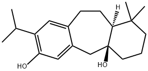 [4aS,(+)]-1,2,3,4,5,10,11,11aα-Octahydro-1,1-dimethyl-8-(1-methylethyl)-4aH-dibenzo[a,d]cycloheptene-4aβ,7-diol Struktur