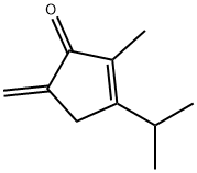 2-Cyclopenten-1-one,2-methyl-5-methylene-3-(1-methylethyl)-(9CI) Struktur