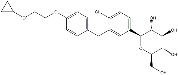 Bexagliflozin Struktur