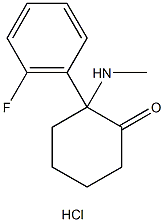 2-fluoro Deschloroketamine (hydrochloride) Struktur