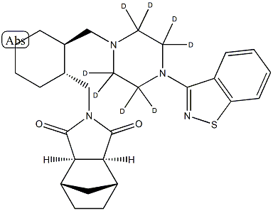 Lurasidone-d8 Hydrochloride Struktur