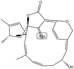 Spirohexenolide A Struktur