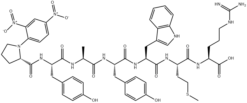 Dnp-PYAYWMR (trifluoroacetate salt) Struktur