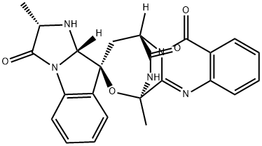 Fumiquinazoline D Struktur