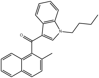 JWH 073 2-methylnaphthyl analog Struktur