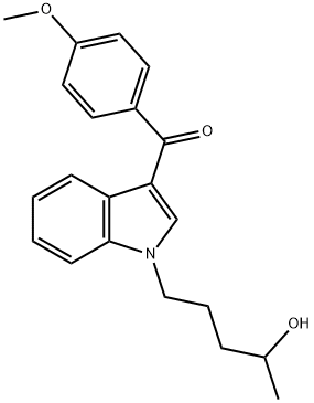 RCS-4 N-(4-hydroxypentyl) metabolite Struktur