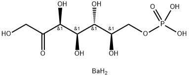 D-Sedoheptulose-7-phosphate (barium salt) Struktur