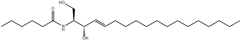 C6 L-threo Ceramide (d18:1/6:0) Struktur