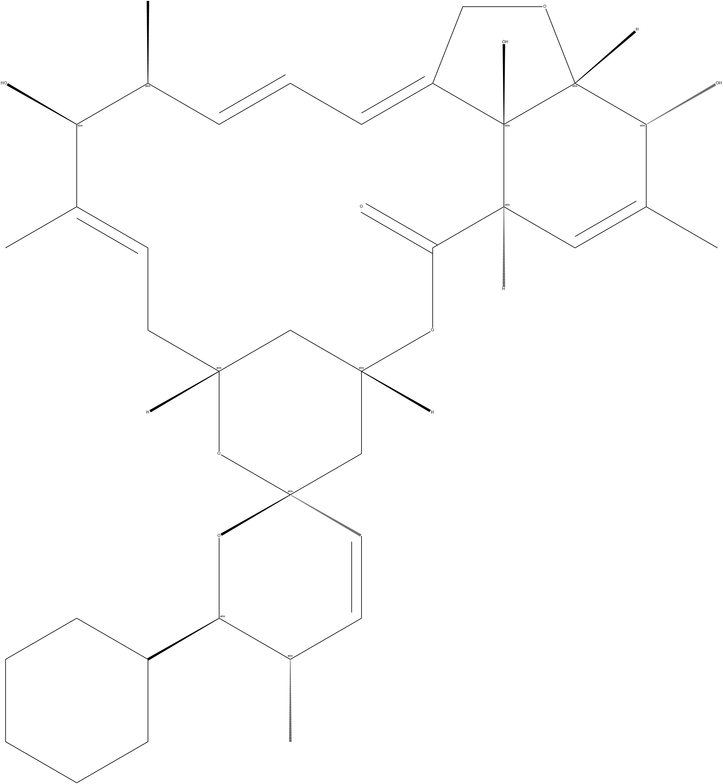 Doramectin aglycone Struktur