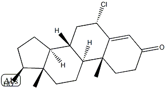 6-chloro Testosterone Struktur