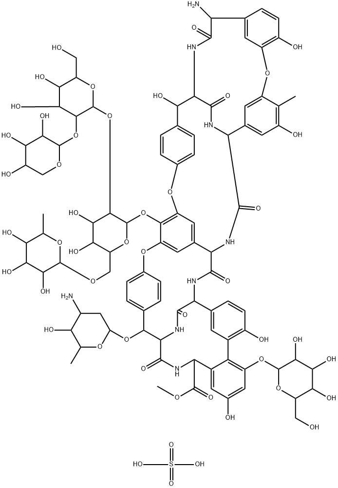 Ristocetin A (sulfate) Struktur